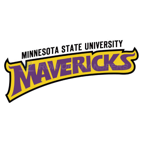 Minnesota State Mavericks Logo T-shirts Iron On Transfers N5113 - Click Image to Close